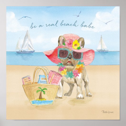 Poster Beach Babe (Devant)