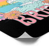 Poster Beach Bach Bridesmaid Rétro Summer Bachelore (Coin)