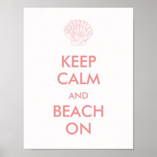 POSTER - BEACH BEHOUD