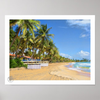 Poster Beach Bohio Palmas Del Mar Porto Rico Imprimer/