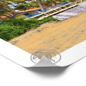 Poster Beach Bohio Palmas Del Mar Porto Rico Imprimer/ (Coin)