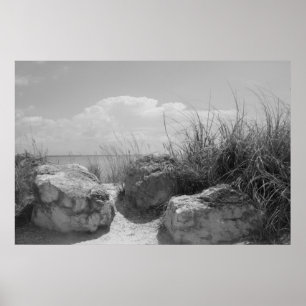Poster "Beach Boulders"