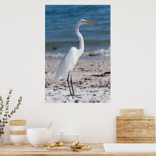 Poster Beach-bum Heron (Cuisine)