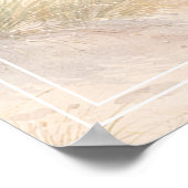 Poster Beach coastal Birthday Party Welcome (Coin)