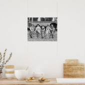 Poster Beach Costume Contest, 1921. Vintage Photo (Cuisine)