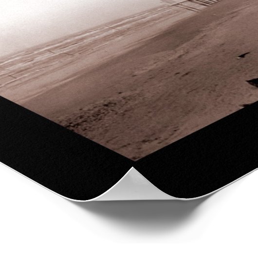 Poster Beach Galveston, TX Photo 1910 (Coin)