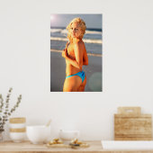 Poster Beach Girl (Cuisine)