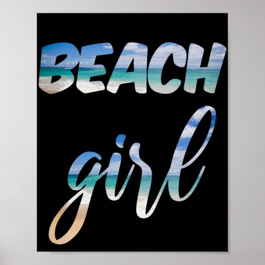 Poster Beach Girl (Devant)