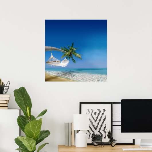 Poster Beach Hammock (Bureau à domicile)