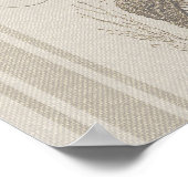 Poster Beach House Seahorse Seashore (Coin)