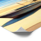 Poster Beach House sur le sable (Coin)