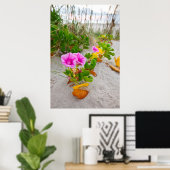 Poster Beach Morning Glory (Ipomoea Stolonifera) (Bureau à domicile)