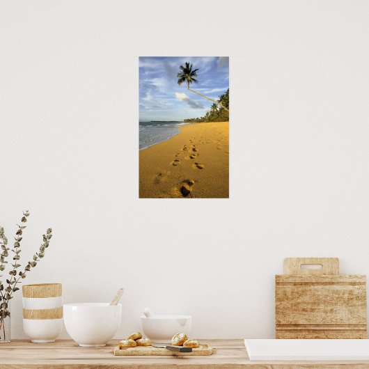 Poster Beach Porto Rico (Cuisine)