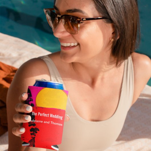 Poster Beach Retro van bruiloft