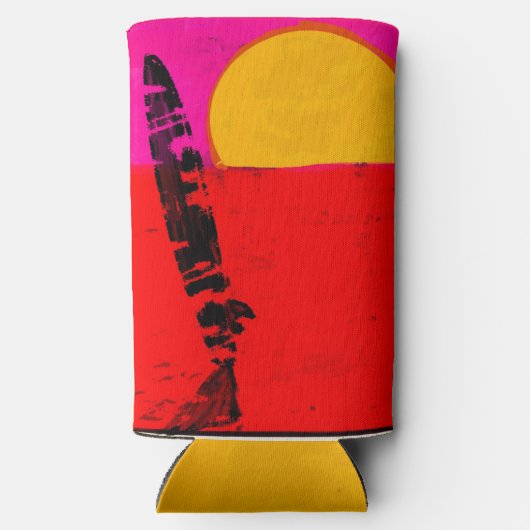 Poster Beach Retro van bruiloft (Achterkant)