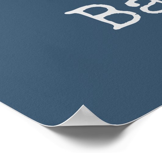 Poster Beach Rules Modern Colorbloc (Coin)