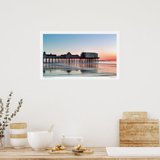 Poster Beach Sunrise (Cuisine)