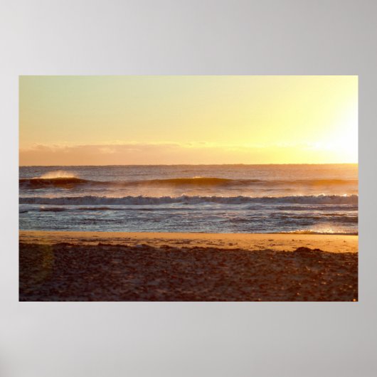 Poster Beach Sunrise Photo (Devant)