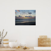 Poster Beach Sunset 2 Peter 3:9 Imprimer (Cuisine)