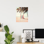 Poster Beach Surfing-Create Your Own Motivational (Bureau à domicile)