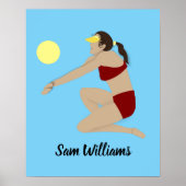 Poster Beach Volleyball (Devant)