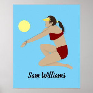 Poster Beach Volleyball