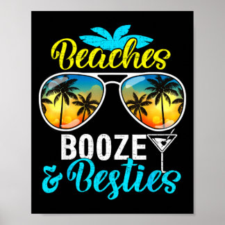 Poster Beaches booze besties girls trip 2026 florida