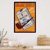 Poster Beacon Hill Pipe Tobacco 1910 (Cuisine)