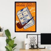 Poster Beacon Hill Pipe Tobacco 1910 (Bureau à domicile)