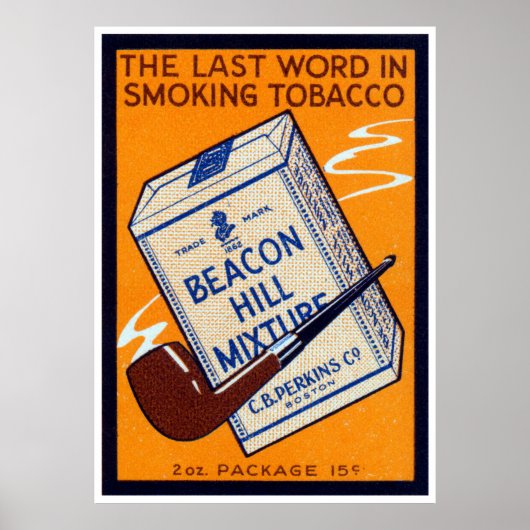 Poster Beacon Hill Pipe Tobacco 1910 (Devant)