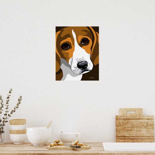 Poster beagle (Cuisine)
