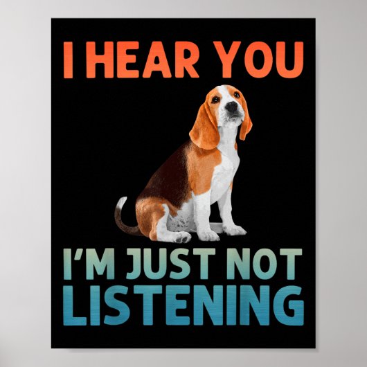 Poster Beagle Art Pour Hommes Femmes Beagle Thème Beagle (Devant)