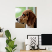 Poster Beagle de rêve du jour (Bureau à domicile)
