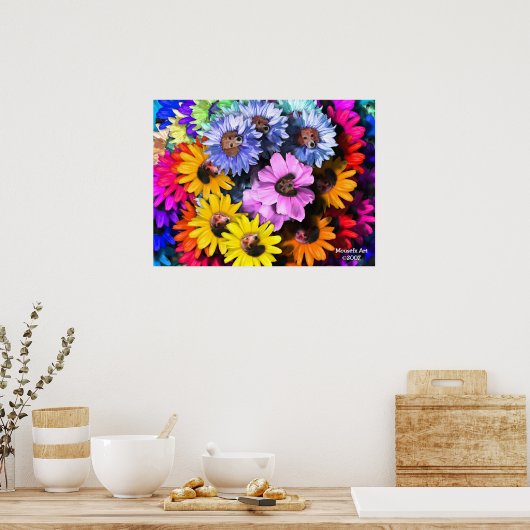 Poster Beagle en floraison (Cuisine)