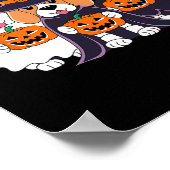 Poster Beagle Ghost Citrouille Halloween Conception Pour (Coin)