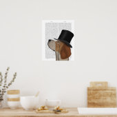 Poster Beagle, Hound officiel et Casquette (Cuisine)