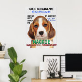 Poster Beagle Parody Magazine Cover (Bureau à domicile)