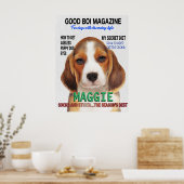 Poster Beagle Parody Magazine Cover (Cuisine)