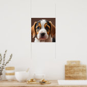 Poster Beagle Puppy (Cuisine)
