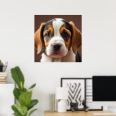 Poster Beagle Puppy (Bureau à domicile)