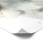 Poster Beagle watercolor portrait (Coin)