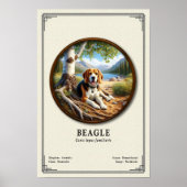 Poster Beagle Zoology Series (Devant)