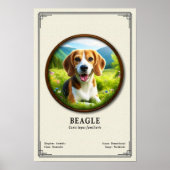Poster Beagle Zoology Series (Devant)