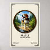 Poster Beagle Zoology Series (Devant)