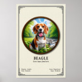 Poster Beagle Zoology Series (Devant)
