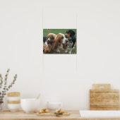Poster Beagles & Basset Hound Friends (Cuisine)