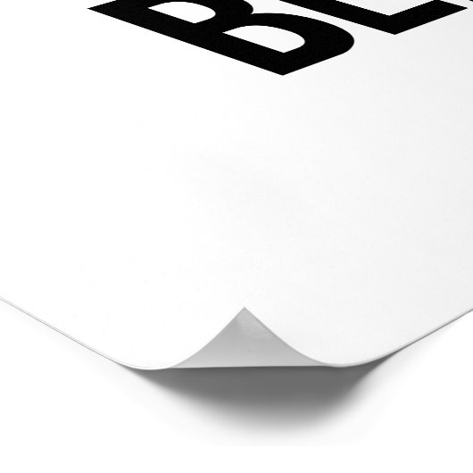 Poster Béaire Cool Funky Brown Bear Pun (Coin)