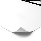 Poster Beak-er Blague drôle de chimie Pun  (Coin)