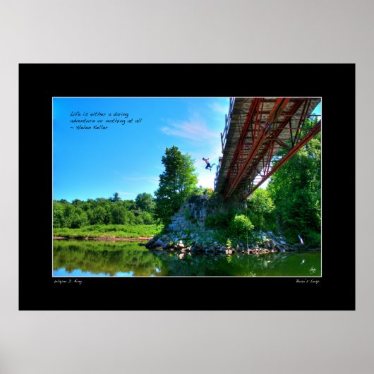 Poster Bean's Leap Helen Keller Citation de l'affiche (Devant)