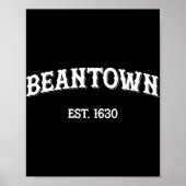 Poster Beantown Boston Machusetts Baked Beans New England (Devant)